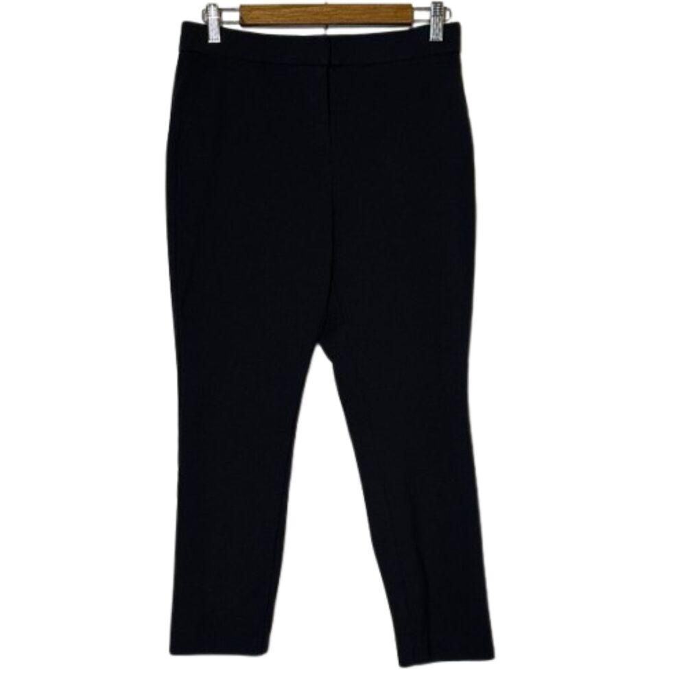 Banana Republic Ponte Knit Straight Leg Pants Womens 6 Business Career Black